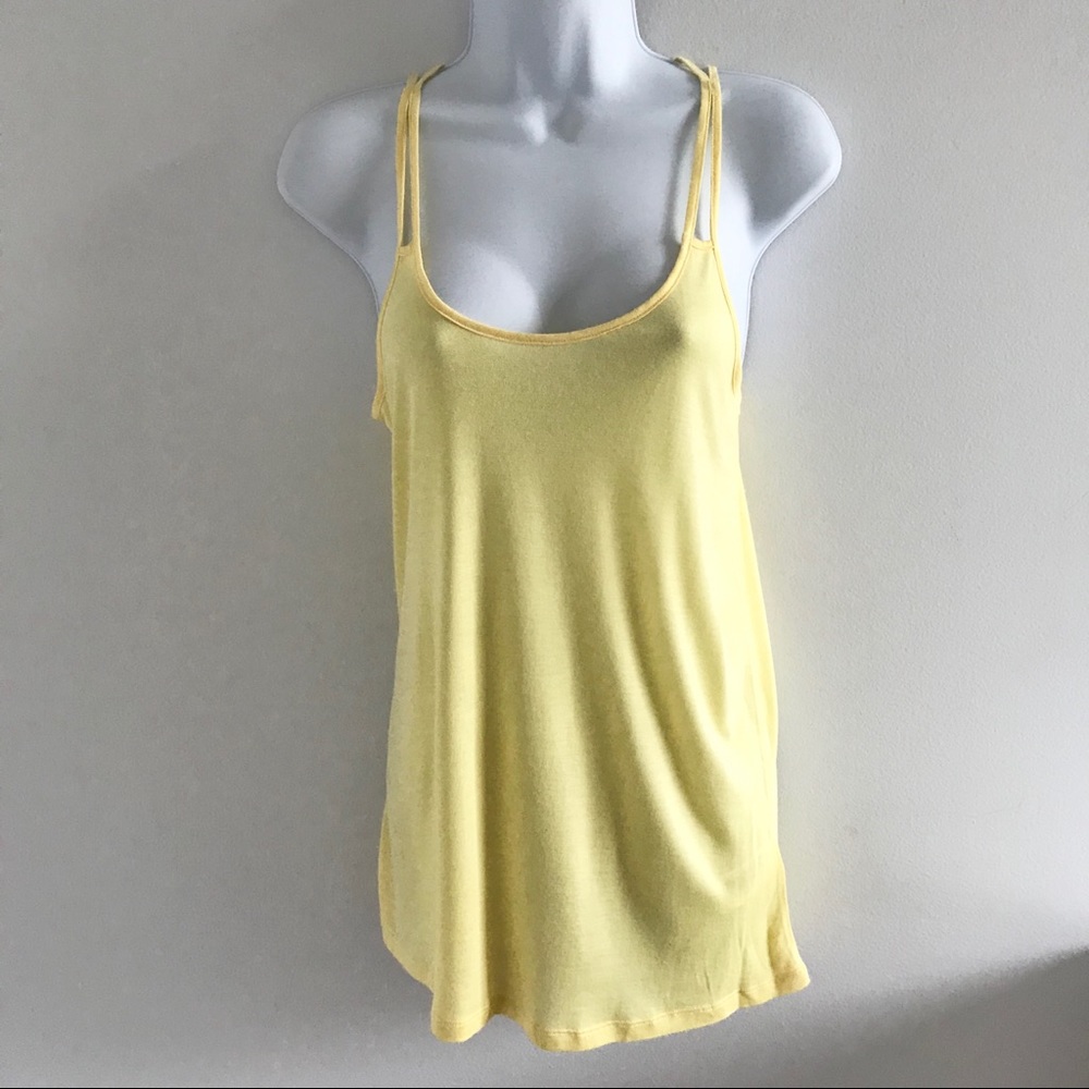 H&M Yellow Summer Festival Women’s Flowy Tank Top